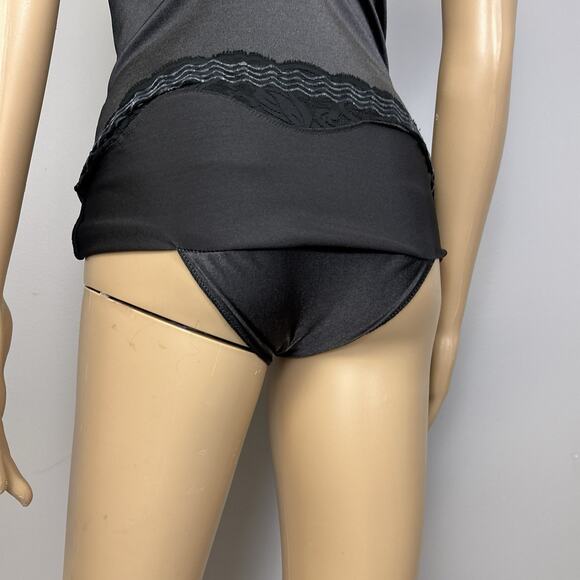 Vintage Vanity Fair All in One Body Shaper Slip Panty 34 Second Skin Satin 61194 - Picture 9 of 14